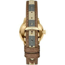 Burberry BU10114 Ladies The Classic Gold / Brown Leather 32mm Swiss Watch - Watches