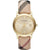 Burberry BU9026 Ladies The City Gold Haymarket Leather 38mm Swiss Watch - Watches