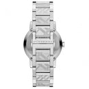 Burberry BU9037 Unisex The City Silver 38mm Swiss Watch - Watches