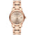 Burberry BU9126 Ladies The City Rose Gold Crystal 34mm Swiss Watch - Watches