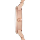 Burberry BU9126 Ladies The City Rose Gold Crystal 34mm Swiss Watch - Watches