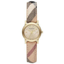 Burberry Ladies Watch The City Haymarket Check Rose Gold BU9219 - Watches & Crystals
