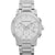 Burberry BU9350 Men’s The City Silver Chronograph 42mm Swiss Watch - Watches