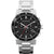 Burberry BU9351 Men’s The City Silver / Black Chronograph 42mm Swiss Watch - Watches