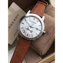 Burberry BU9904 Men’s The City Brown Leather 42mm Watch - Watches