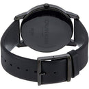 Calvin Klein City Men's Black Leather Watch K2G2G4C1 - WatchStatus Ltd