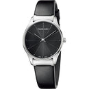 Calvin Klein Classic Ladies Black Leather 24mm Watch K4D231CY - WatchStatus Ltd