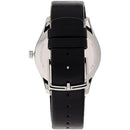 Calvin Klein Classic Silver / Black Leather 38mm Watch K4D211C6 - WatchStatus Ltd
