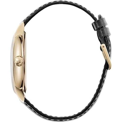 Calvin Klein Established Men's Black Leather 43mm Watch K9H215C6 - WatchStatus Ltd