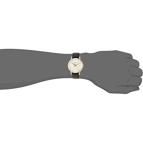 Calvin Klein Established Men's Black Leather 43mm Watch K9H215C6 - WatchStatus Ltd