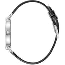 Calvin Klein Even Men's White Dial Black Leather 42mm Watch K7B211CY - WatchStatus Ltd