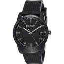 Calvin Klein Evidence Men's Black Rubber 42mm Watch K8R114D1 - WatchStatus Ltd