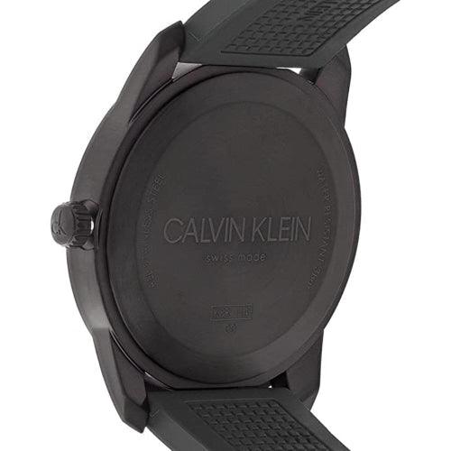 Calvin Klein Evidence Men's Black Rubber 42mm Watch K8R114D1 - WatchStatus Ltd