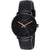 Calvin Klein High Noon Men's Black Leather 40mm Watch - WatchStatus Ltd