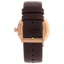 Calvin Klein High Noon Men's Rose Gold Leather 40mm Watch - WatchStatus Ltd