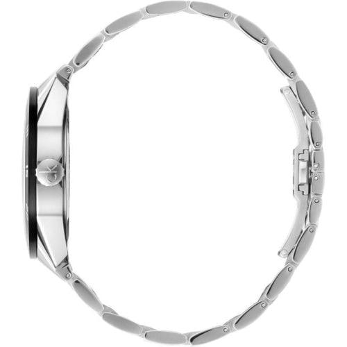 Calvin Klein K9R31C46 Men's Compete Silver/White Stainless Steel Swiss Watch - WatchStatus Ltd