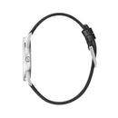 Calvin Klein Time Men's Black Leather 40mm Watch K4N211C1 - WatchStatus Ltd