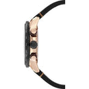 Citizen AT8126-02E Men's Radio Controlled Black/Rose Gold Perpetual World Chronograph Leather Watch - WatchStatus Ltd