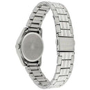 Citizen EU6000-57E Ladies Elegance Silver/Black Petite Stainless Watch - WatchStatus Ltd