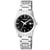 Citizen EU6000-57E Ladies Elegance Silver/Black Petite Stainless Watch - WatchStatus Ltd