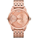 Diesel DZ7318 Unisex Mini Daddy Rose Gold Stainless Steel Dual-Time Watch - WatchStatus Ltd