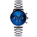Eminence Mens Blue Dial Chronograph Stainless Steel Watch - WatchStatus Ltd