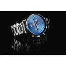 Eminence Mens Blue Dial Chronograph Stainless Steel Watch - WatchStatus Ltd