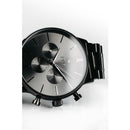 Eminence Mens Gunmetal Dial Chronograph Black Stainless Steel Watch - WatchStatus Ltd