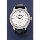 Eterna Adventic Men's Silver / Black Leather Automatic Watch 2970.41.62.1326 - WatchStatus Ltd