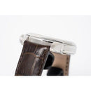 Eterna Adventic Men's Silver / Brown Leather Automatic Watch 2970.41.17.1325 - WatchStatus Ltd