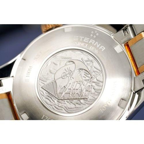 Eterna KonTiki Ladies Two-tone Diamond Automatic Watch 1260.53.66.1732 - WatchStatus Ltd