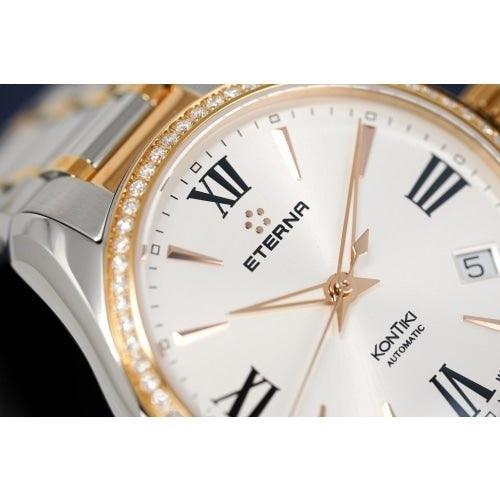 Eterna KonTiki Ladies Two-Tone Diamond Automatic Watch 1260.55.17.1732 - WatchStatus Ltd