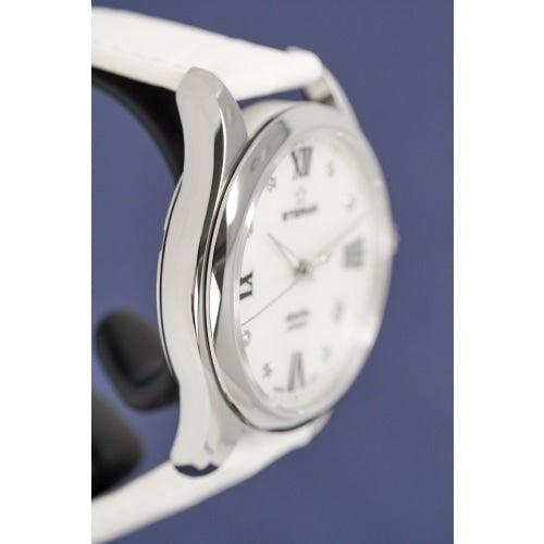 Eterna KonTiki Ladies White Leather Automatic Watch 1260.41.66.1379 - WatchStatus Ltd
