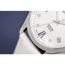 Eterna KonTiki Ladies White Leather Automatic Watch 1260.41.66.1379 - WatchStatus Ltd