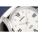Eterna KonTiki Ladies White Leather Automatic Watch 1260.41.66.1379 - WatchStatus Ltd