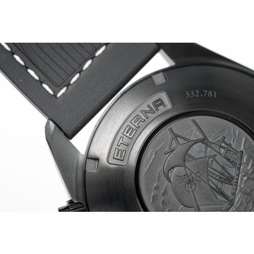Eterna KonTiki Men's Black Chronograph Watch 1250.43.41.1308 - WatchStatus Ltd