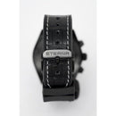 Eterna KonTiki Men's Black Leather Automatic Chronograph Watch 1241.43.41.1305 - WatchStatus Ltd