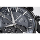 Eterna KonTiki Men's Black Leather Automatic Chronograph Watch 1241.43.41.1305 - WatchStatus Ltd