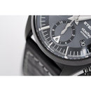 Eterna KonTiki Men's Black Leather Automatic Chronograph Watch 1241.43.41.1305 - WatchStatus Ltd