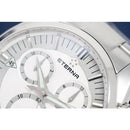 Eterna KonTiki Men's Silver Chronograph Watch 1250.41.11.0217 - WatchStatus Ltd