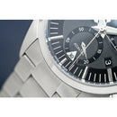 Eterna KonTiki Silver / Black Chronograph Watch 1250.41.41.0217 - WatchStatus Ltd