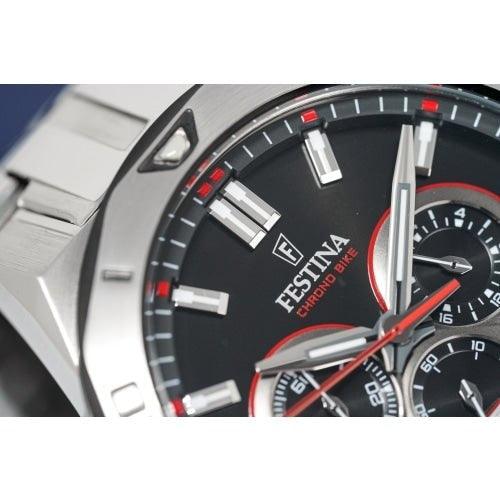 Festina Chrono Bike Black Dial Watch F20448-4 - WatchStatus Ltd