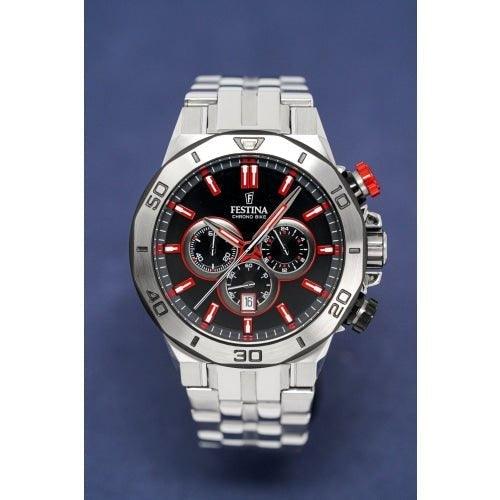 Festina Chrono Bike Mens Black Dial Watch F20448-7 - WatchStatus Ltd
