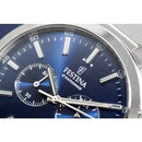 Festina Chrono Mens Blue Dial Watch F16826-B - WatchStatus Ltd