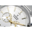 Festina Chrono Mens Silver Stainless Watch F16826-D - WatchStatus Ltd