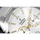 Festina Chrono Mens Silver Stainless Watch F16826-D - WatchStatus Ltd