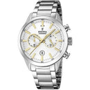 Festina Chrono Mens Silver Stainless Watch F16826-D - WatchStatus Ltd