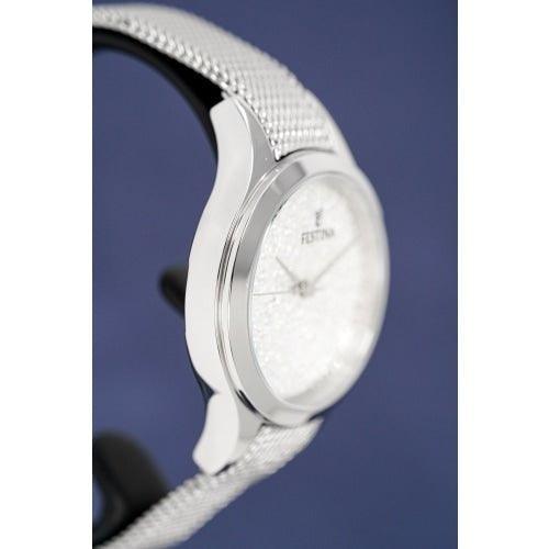 Festina Mademoiselle Ladies Silver Crystal Watch F20336-1 - WatchStatus Ltd