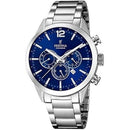 Festina Timeless Mens Blue Dial Chronograph Watch F20343-7 - WatchStatus Ltd