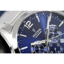Festina Timeless Mens Blue Dial Chronograph Watch F20343-7 - WatchStatus Ltd